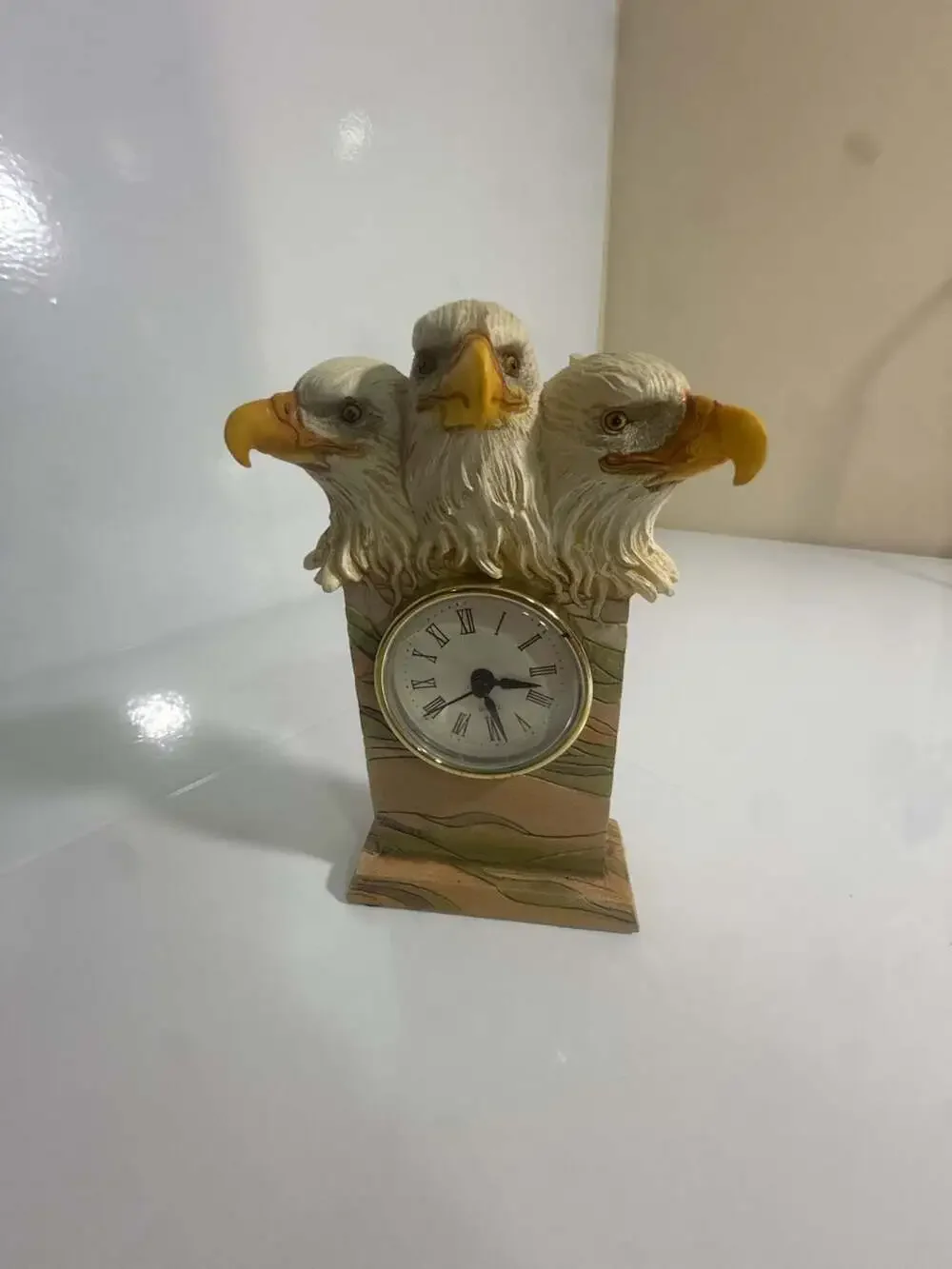 Crosa American Triple Eagles Damaged Head Clock
